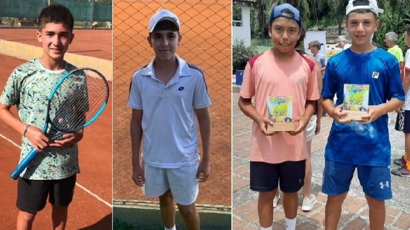 Menores del tenis cumplieron una gran actuación