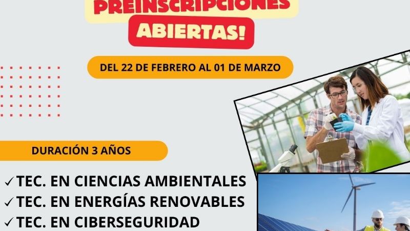 Están abiertas las preinscripciones en la Sede de la UNCA en Belén