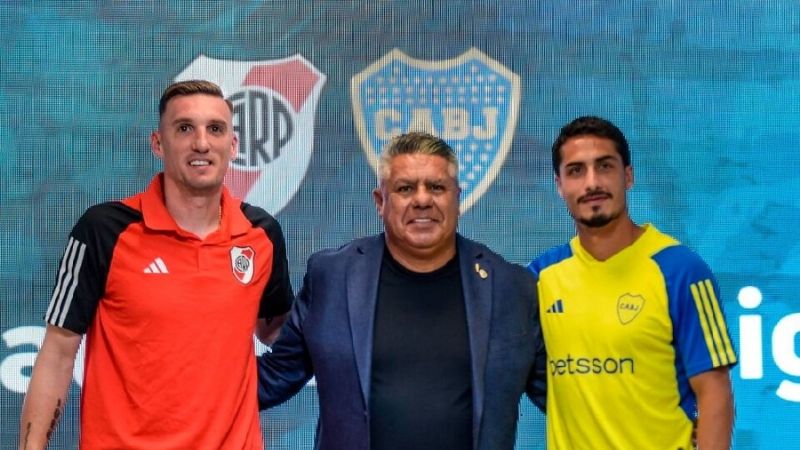 Armani y Figal, en la previa del Superclásico