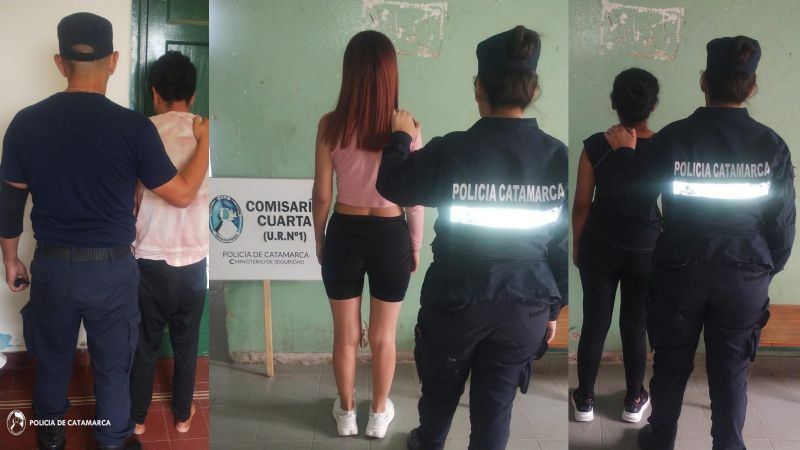 Dos mujeres y un varón detenidos por robar un televisor