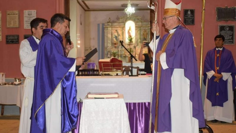 Asumió el nuevo párroco en Chumbicha