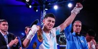 JOSUÉ AGÜERO exhibió una contundencia demoledora, desde el primer segundo de combate.