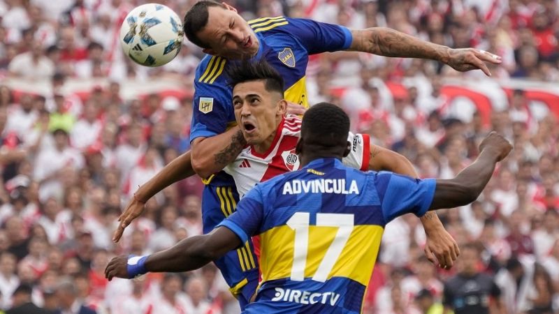 River y Boca 1 a 1, en un caliente Superclásico