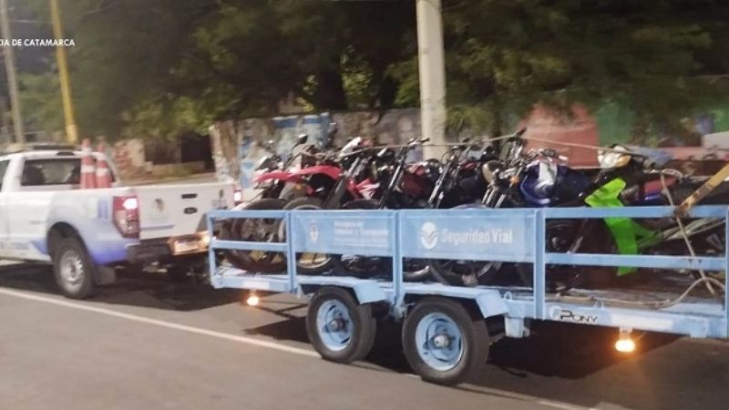 Mas de 80 vehículos retenidos en distintos operativos