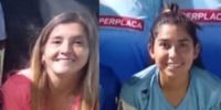 Abril Antonella Villagrán y Kiara Abril Martínez Sabir, de San Lorenzo de Alem, están en Racing y Almagro, respectivamente.