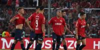 EN CASA, LE CUESTA. Independiente no pudo con Gimnasia en su primer partido como local y perdió el invicto en la Copa de la Liga, frente a Gimnasia de La Plata.