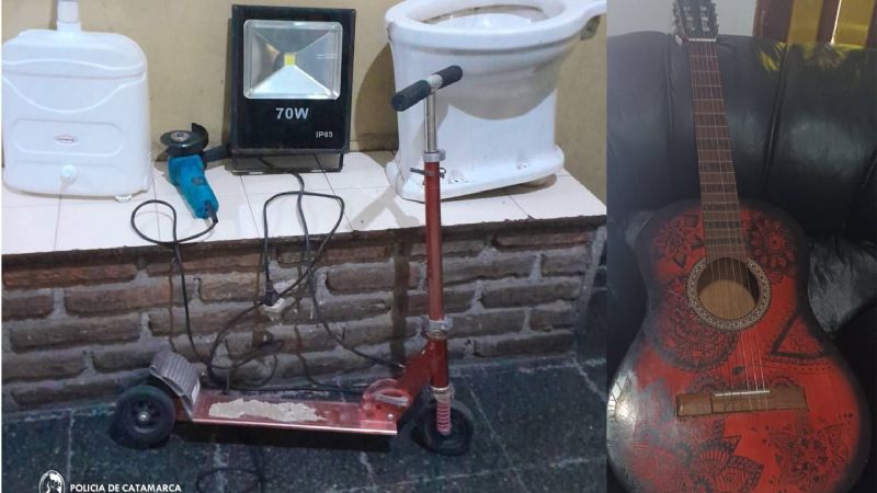 En distintos procedimientos recuperaron elementos robados