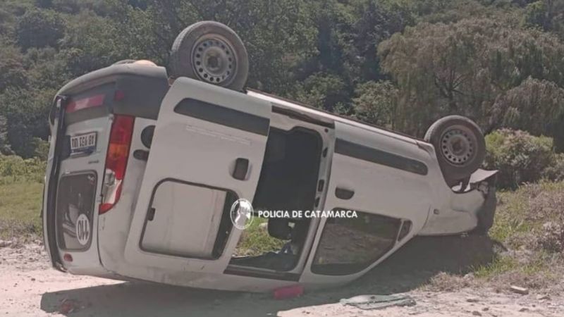 Tucumanos sufrieron un vuelco en Aconquija