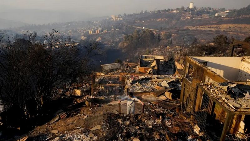 112 muertos en Chile por incendios forestales