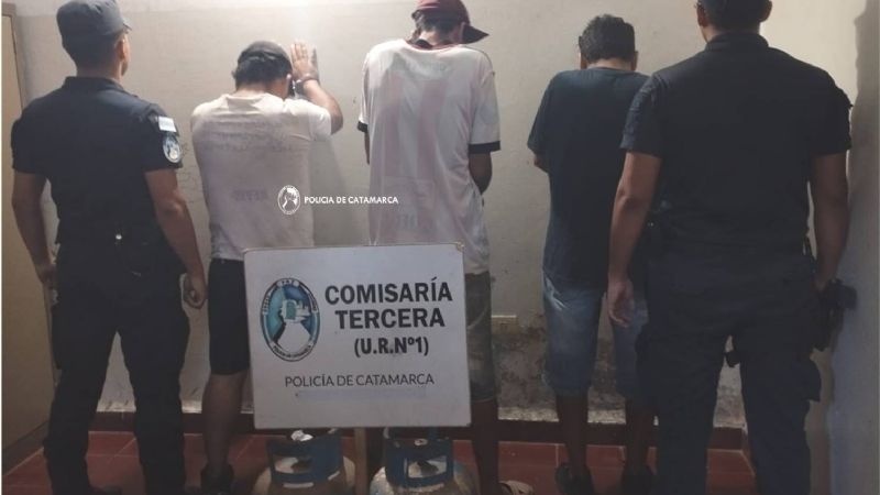 Capturaron a ladrones de garrafas