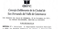 LA ORDENANZA Nro. 8336/23, que oficializó la donación del terreno, donde se levanta la sede de El Auténtico.