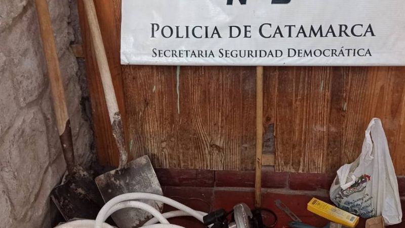 En Tinogasta Policías recuperaron elementos sustraídos