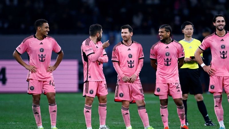 Gesto de Messi con la “capitanía” en el Inter Miami