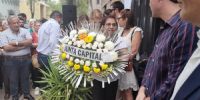 EL PJ, a través de sus juntas Provincial y Capital, los Diputados Peronistas y familiares depositaron sendas ofrendas florales.