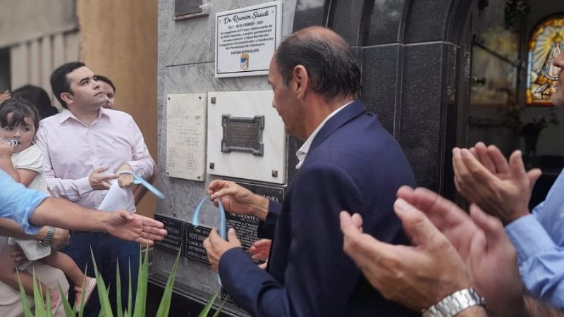 Nutrido y sentido homenaje a Ramón Saadi