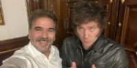 CRISTIAN RITONDO, que almorzó con Javier Milei, fue uno de sus principales asesores, para el discurso de esta noche.