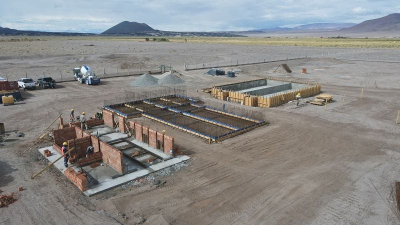 Avanza la obra de cloacas en la Villa de Antofagasta