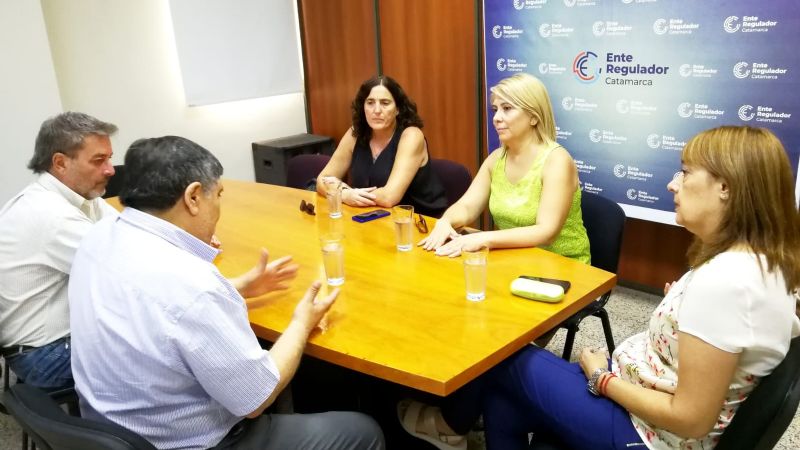 Autoridades del Ente Regulador recibieron a la Unión Comercial