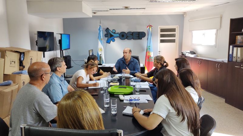 Positiva reunión entre OSEP y representantes de padres de afiliados con discapacidad