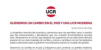 EL COMUNICADO de los gobernadores radicales, sin la firma del santafesino Pullaro.