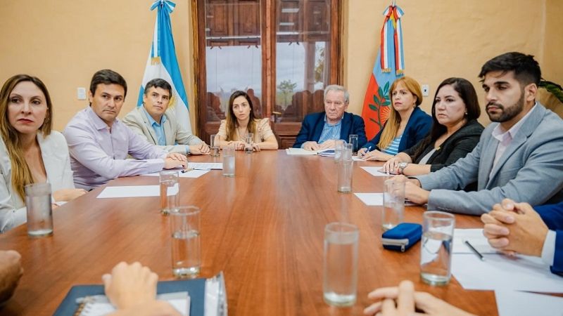 Jalil se reunió con los presidentes de Bloques de la Cámara de Diputados