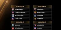 TODOS LOS GRUPOS de la fase inicial de la Copa Libertadores de América 2024.