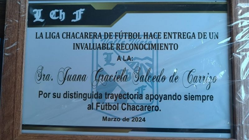 Homenaje a dirigentes con los torneos de Las Chacras