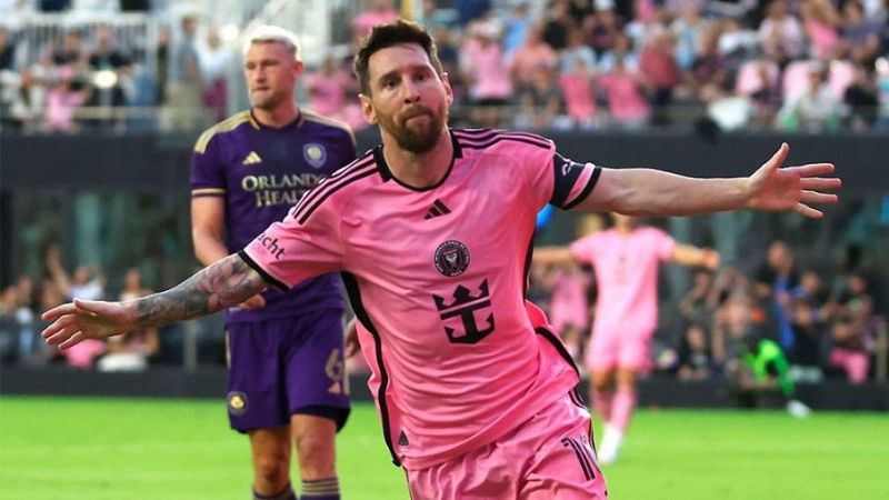 Doblete de Messi en la goleada del Inter Miami