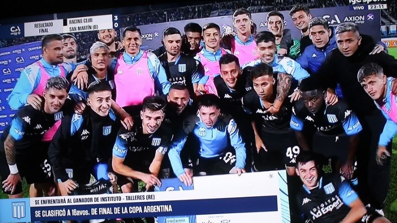 Racing goleó y sigue en la Copa Argentina