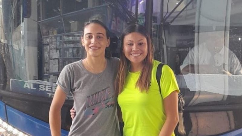 Florencia Hidalgo y Yasmín Rasgido a Paraguay