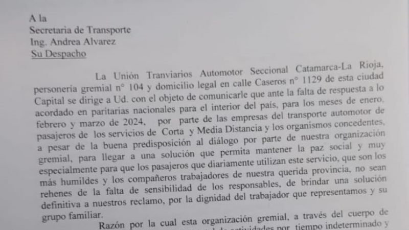 Colectivos: paro por tiempo indeterminado desde el martes