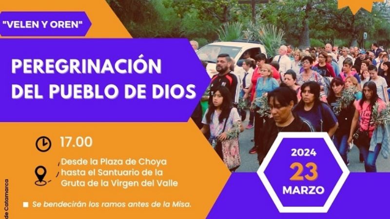 Mañana se realiza la Peregrinación del Pueblo de Dios