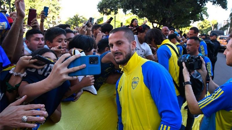 Locura por Boca al llegar a Santiago del Estero