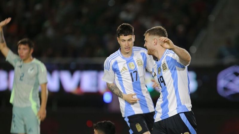 Argentina Sub23 venció 4-2 a México