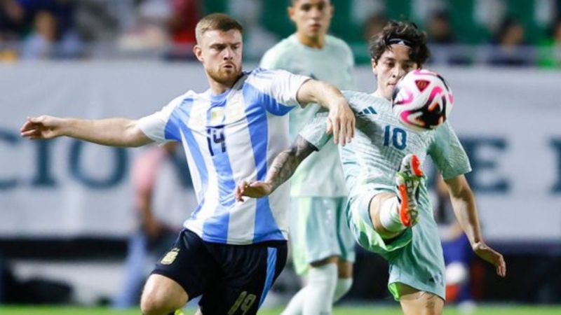 Argentina Sub23 venció 4-2 a México