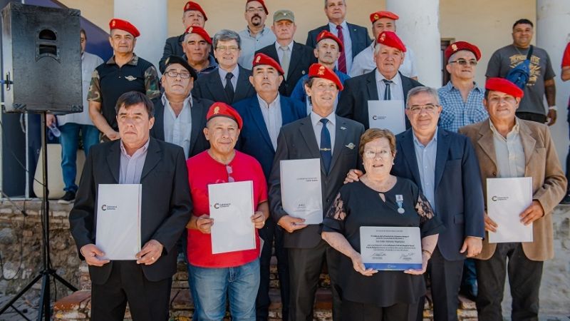 Ex combatientes de Malvinas recibieron pensiones vitalicias por parte de la Provincia