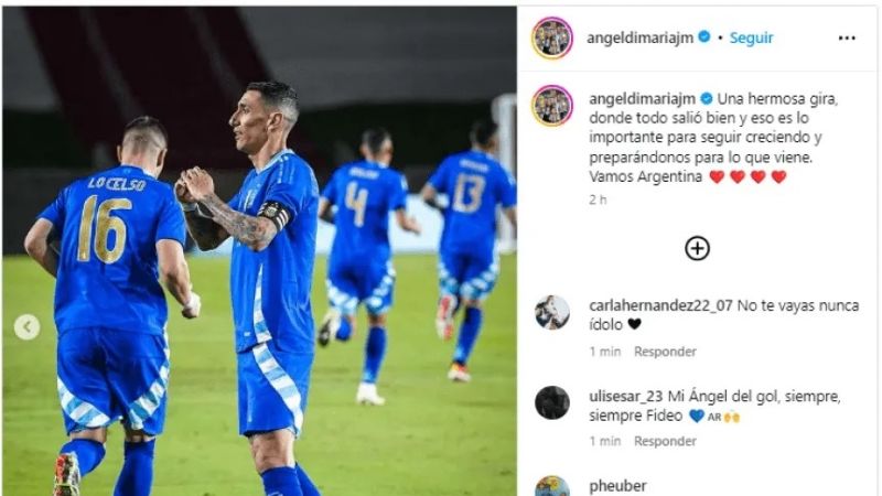 “Salió todo bien…, vamos Argentina”