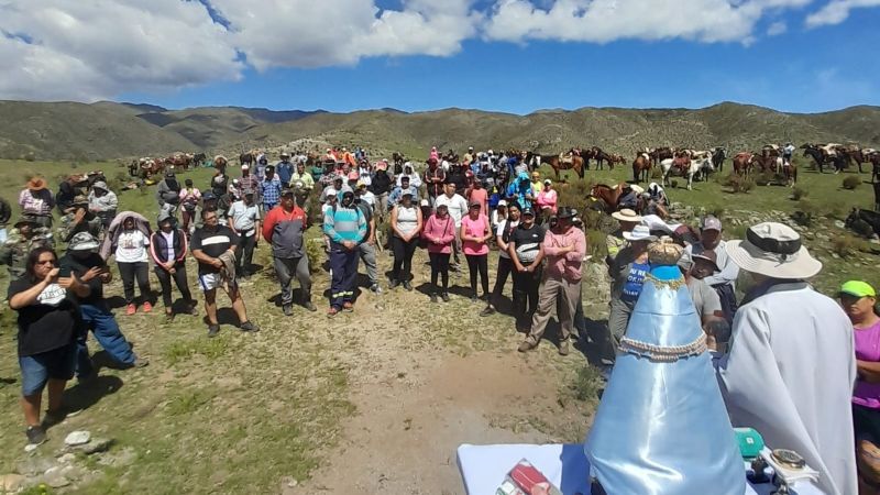 Imponente Procesión de Fe Mariana a las montañas de Humaya Grande