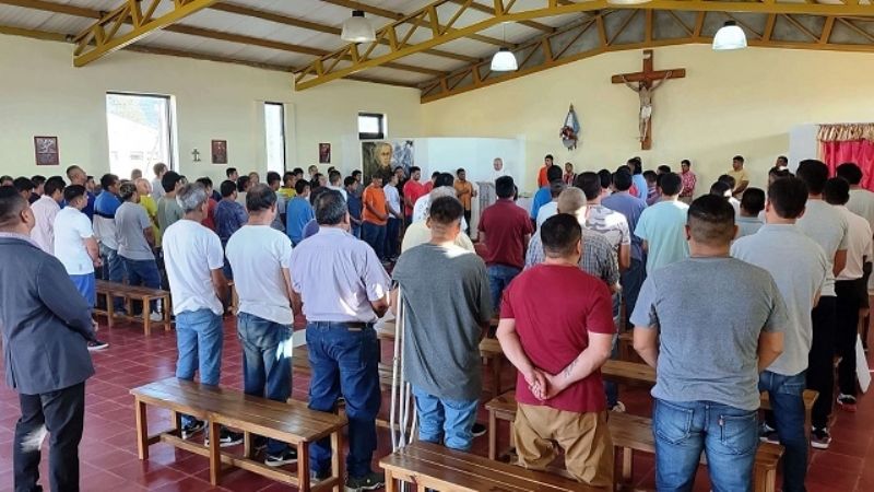 Celebraciones de Semana Santa en la cárcel de Miraflores