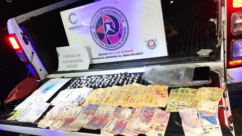 Joven detenida con cocaína para preparar 215 dosis