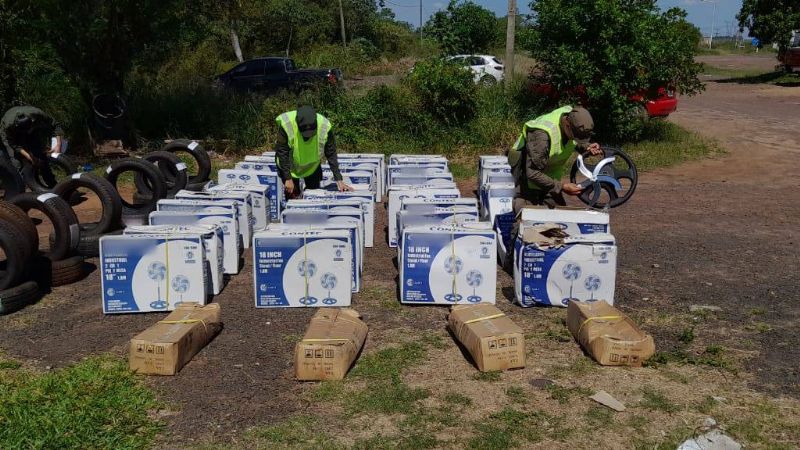 Secuestran mercaderías sin documentación por un valor estimado de 211 millones de pesos