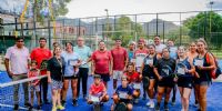 IMPORTANTE PARTICIPACIÓ tuvo la clínica de Padel, realizada el sábado anterior, en Belén.