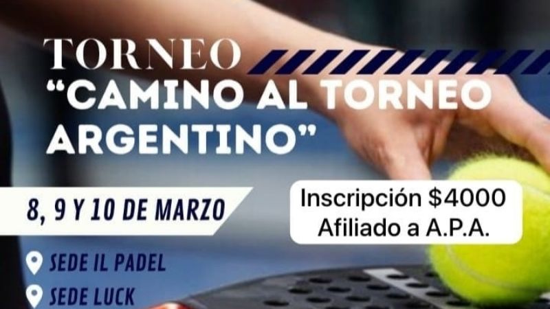 Comienza la temporada oficial del Pádel Catamarqueño