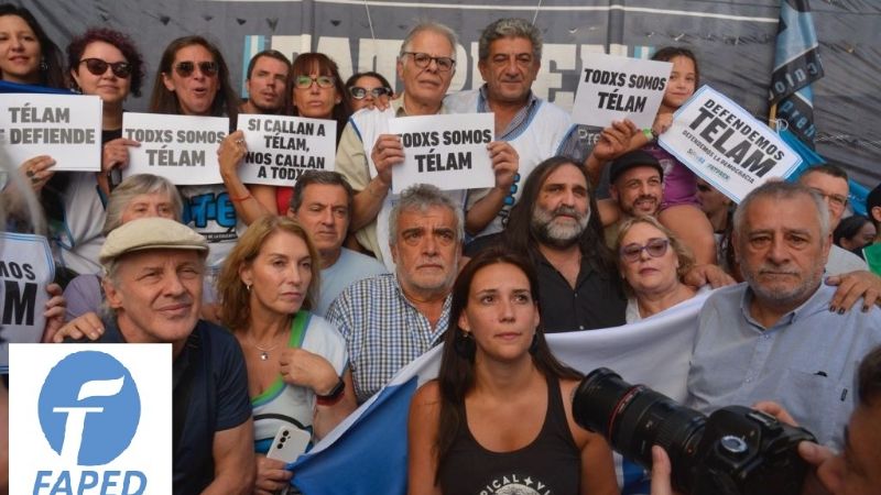 Solidaridad de Periodistas Deportivos con colegas de Télam