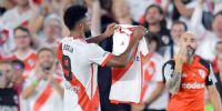 EL COLOMBIANO MIGUEL BORJA hizo los dos goles de River y lidera la tabla de goleadores con 9 tantos.