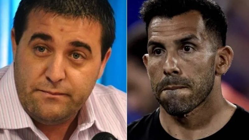 Ahora, Toviggino contra Tevez y escala el papelón