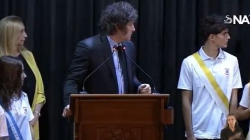 Mal “chiste” de Milei por dos chicos desmayados