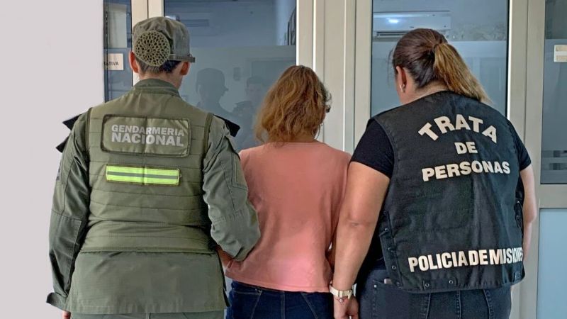Gendarmería detectó un presunto caso de trata y rescató a una mujer