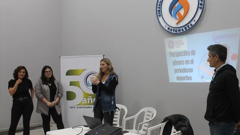 Periodistas deportivos con la “Ley Micaela”