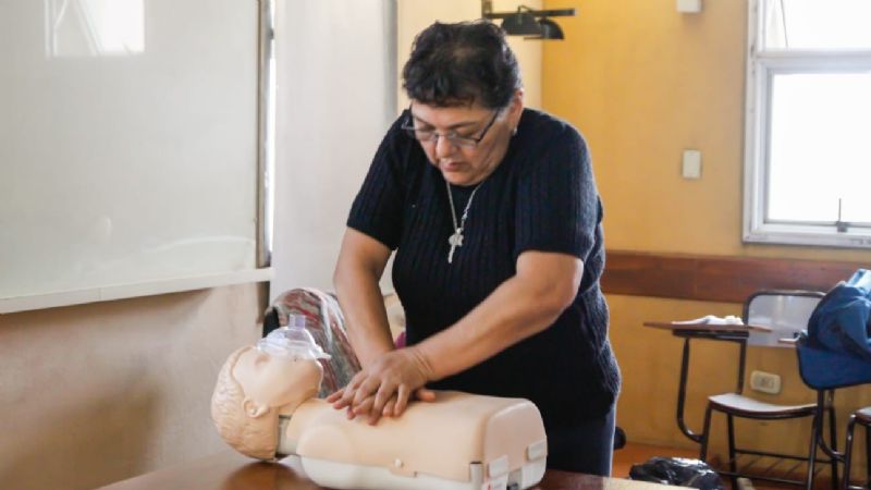 Docentes del  Hospital Garrahan capacitaron a profesionales del Hospital de niños en RCP